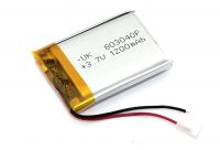 ����������� Li-Pol (�������) 8*30*40�� 2pin 3.7V/1200mAh