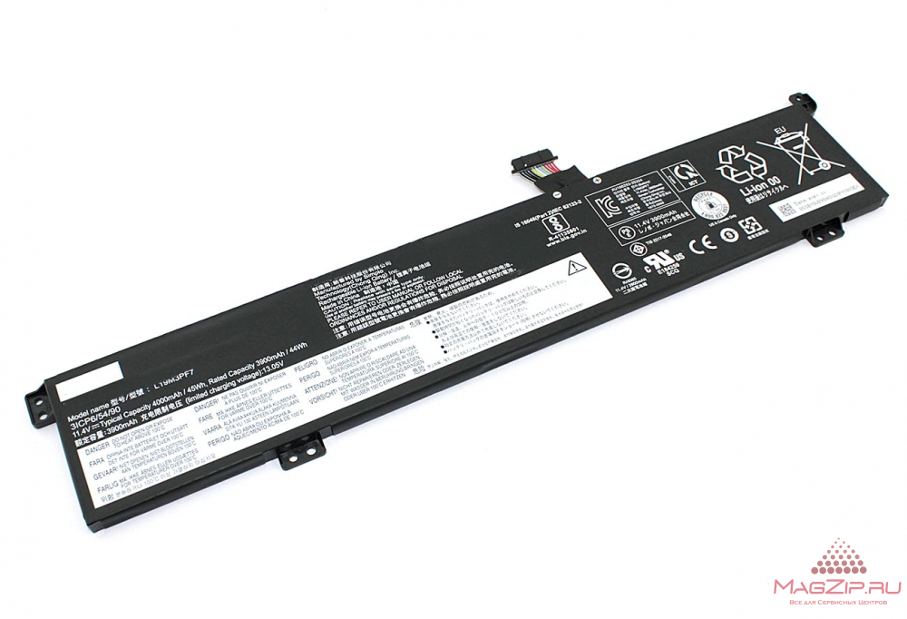 Аккумуляторная батарея для ноутбука Lenovo Ideapad Creator 5-15IMH05 (L19M3PF7) 11.4V 45Wh