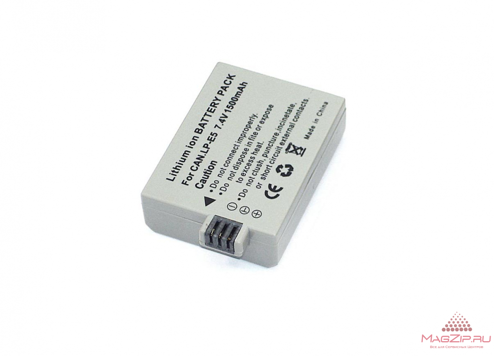 Аккумуляторная батарея для фотоаппарата Canon EOS 1000D (LP-E5) 7,4V 1500mAh