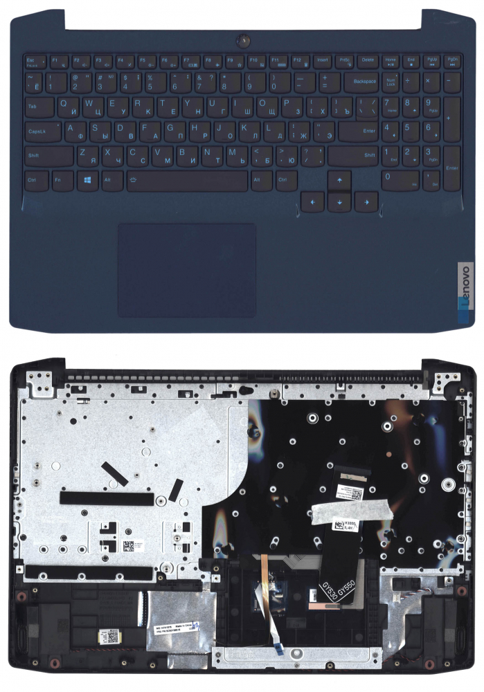 Клавиатура для ноутбука Lenovo Ideapad Gaming 3-15IMH05 топкейс