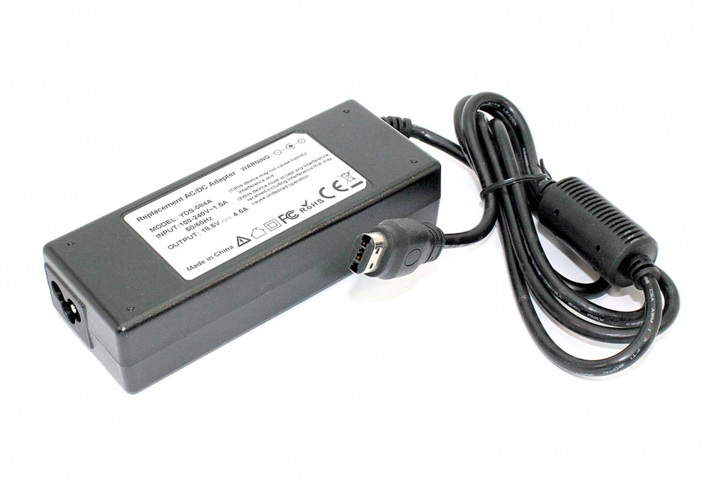 Блок питания (сетевой адаптер) для ноутбуков HP 18.5V 4.5A five-hole Oval 83W OEM