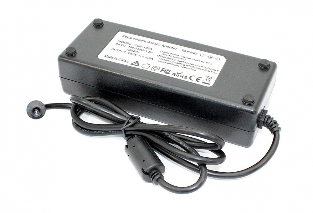 Блок питания (сетевой адаптер) для ноутбуков HP 19.5V 6.9A 7.4x5.0 OEM