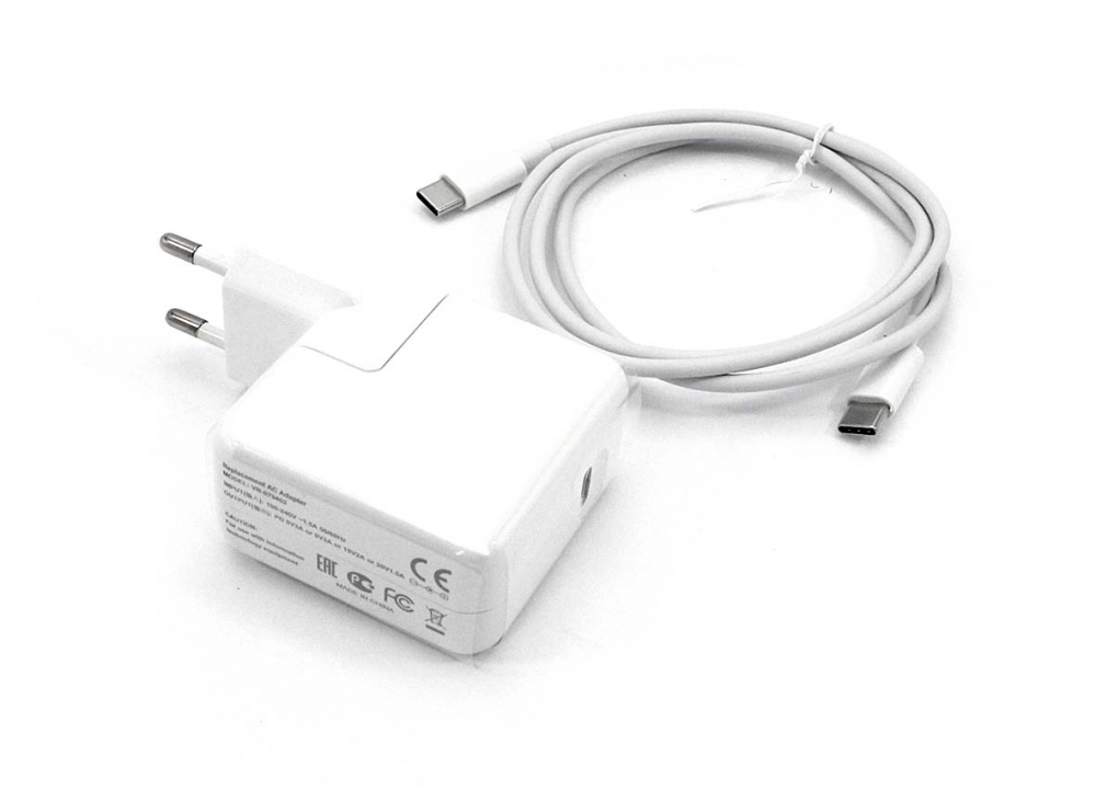 Блок питания (сетевой адаптер) для ноутбуков Apple 5V 3A / 9V 3A / 15V 2A / 20V 1.5A 30W Type-C OEM
