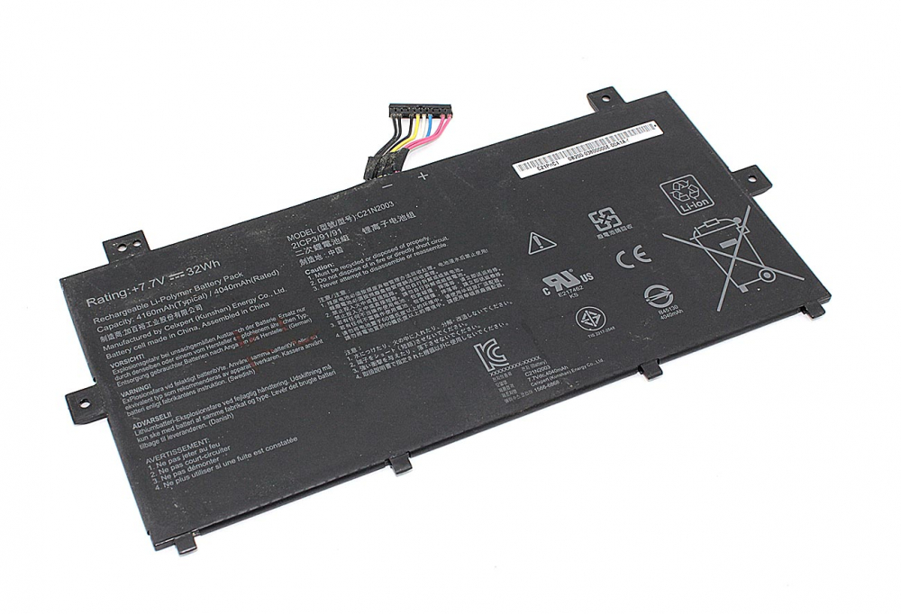 Аккумуляторная батарея для ноутбукa Asus C235VA (C21N2003) 7.7V 32Wh