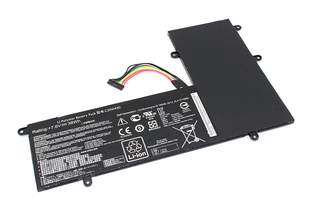 Аккумуляторная батарея для ноутбукa Asus Chromebook C201PA (C21N1430) 7.6V 4840mAh