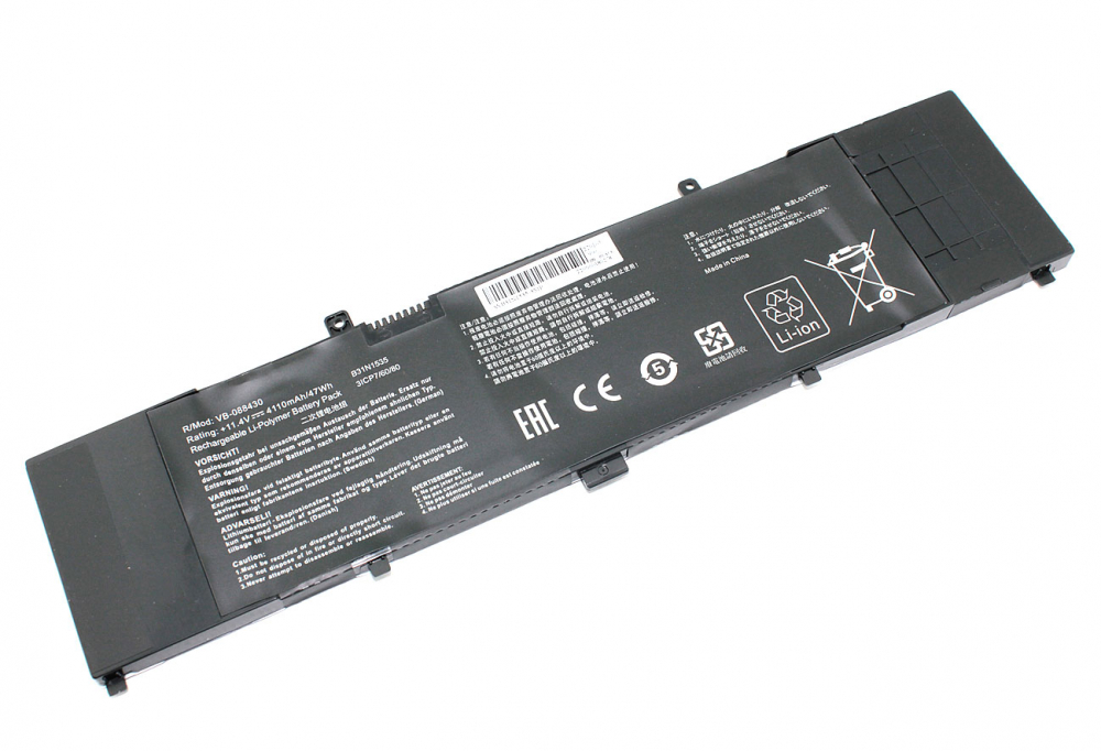 Аккумуляторная батарея для ноутбука Asus UX310 UX410 (B31N1535) 11.4V 4110mAH OEM