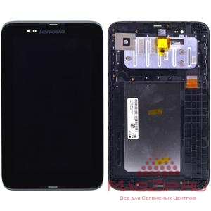 Модуль (матрица + тачскрин) Lenovo A7-30 A3300 черный с рамкой