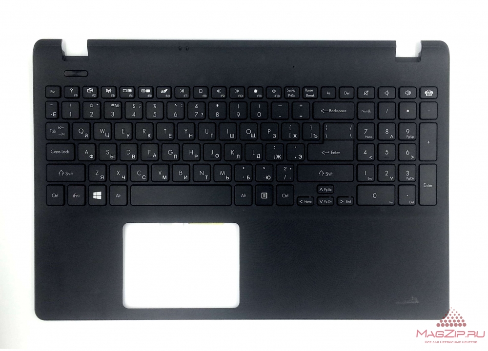 Клавиатура для ноутбука Packard Bell EN TF71BM Keyboard+передняя панель RUS Black