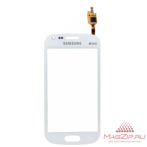 Тачскрин для Samsung S7562 Galaxy S Duos La Fleur (белый) ориг